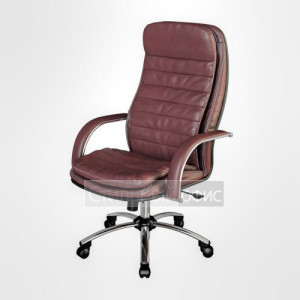Кресло офисное для руководителя LK-3 Перфорированная натуральная кожа 