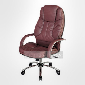 Кресло офисное для руководителя LK-12 CH Перфорированная натуральная кожа 