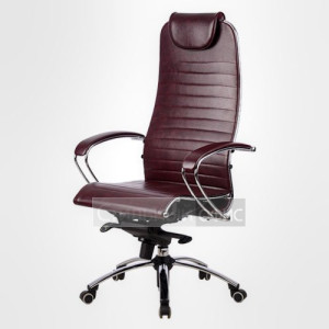 Кресло офисное для руководителя Samurai K1 Перфорированная натуральная кожа 