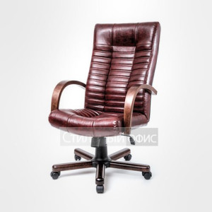 Кресло офисное для руководителя AV 104 натуральная кожа 