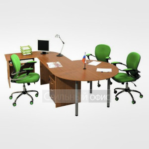 Мебель для офиса для персонала 21.01.х + 21.09.х + 21.18.х + 21.43.х 4 шт + 22.40.1 4 шт + 11.19.1 4 шт 