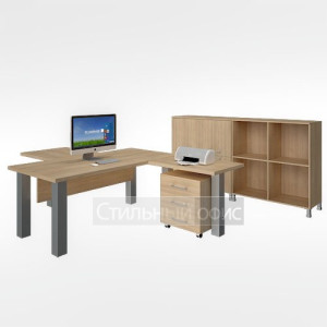 Мебель в кабинет руководителя акация LT-D 18 + LT-BR1 + LT-BR3 + LT-710 + LT-TM + LT-SD1 + LT-D4 Л + LT-D4Пр + NZ 60-100 