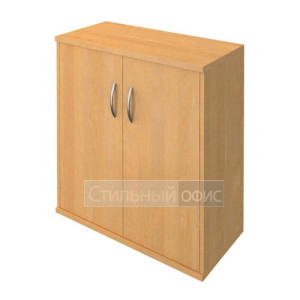 Шкаф низкий широкий с деревянными дверками А.СТ-3.1 