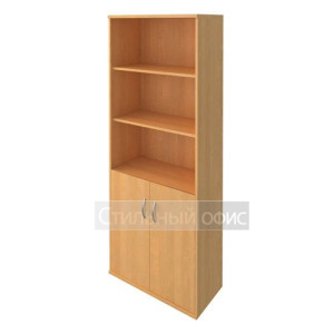 Шкаф полузакрытый с низкими деревянными дверками А.СТ-1.1 