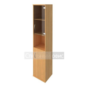 Шкаф с деревянной и стеклянной дверками А.СУ-1.4 