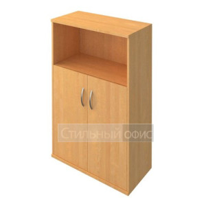 Шкаф средний широкий с деревянными дверками А.СТ-2.1 