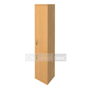 Шкаф узкий закрытый с деревянными дверками А.СУ-1.3 