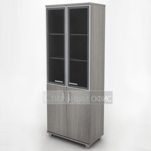 Шкаф широкий высокий с алюминевым фасадом НТ-580 НТ-601.2Рстл НТ-600.2 
