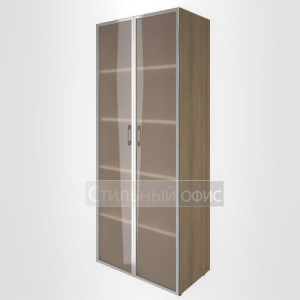 Шкаф высокий широкий с высокими стеклянными дверьми LT-ST 1.10R 