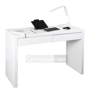 Стол для компьютера белый с ящиками DL-HG002 