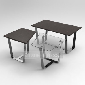 Журнальный столик комбинированный в офис Саут 7 Саут 6С 2 шт 